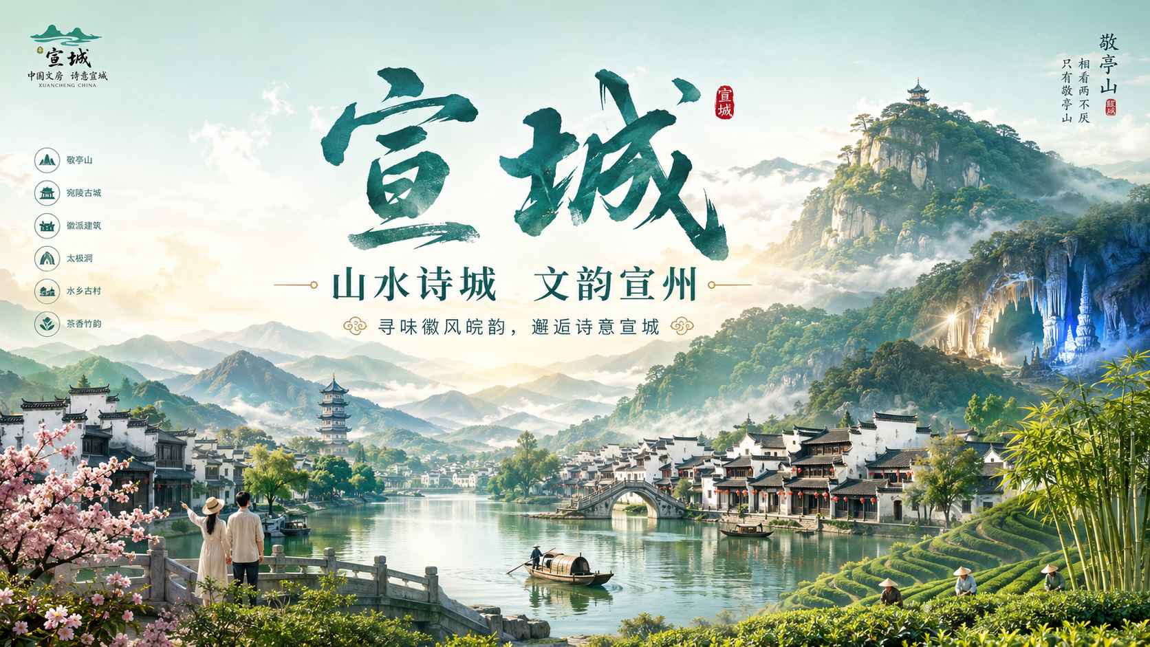 宣城旅游封面(AIGC)